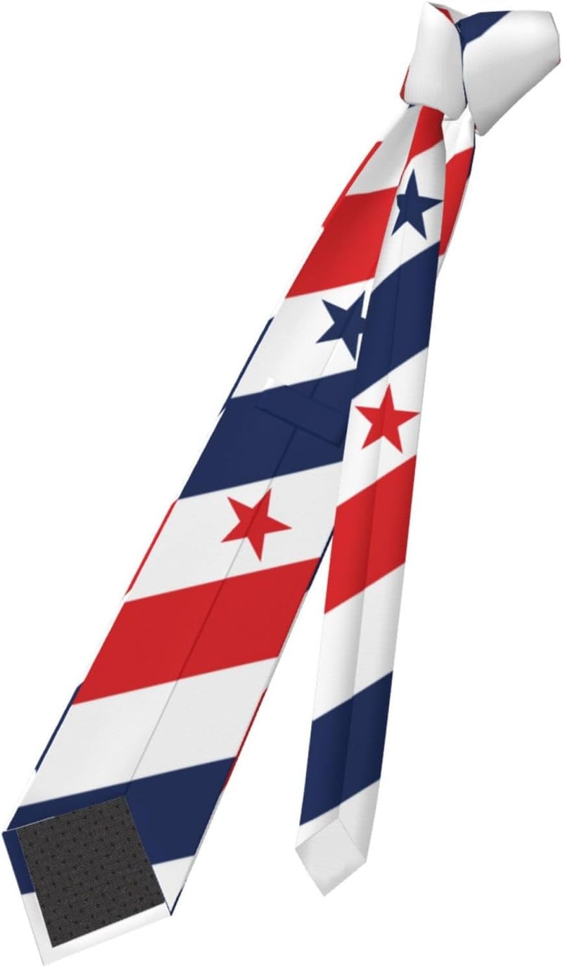AKMCBSH National Flags Tie Comfortable Soft Novelty Necktie Unisex for Weddings Party Birthday Gift - Image 4